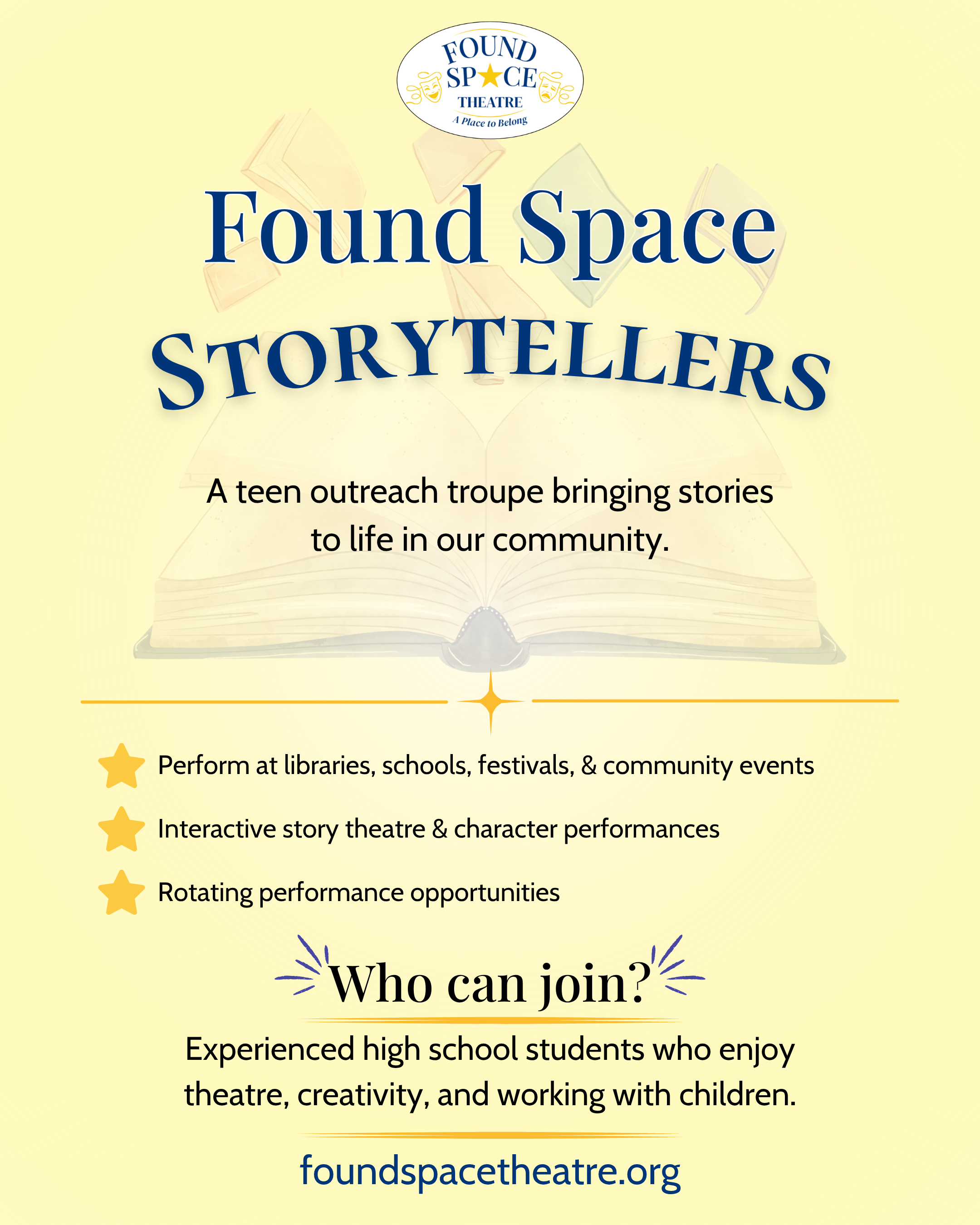 storytellers flyer